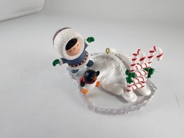 2004 Hallmark Frosty Friends Slippery Slide Keepsake Ornament #25 in Ser. No Box - £9.15 GBP