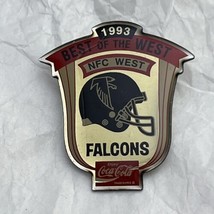 Atlanta Falcons 1993 Coca-Cola Best Of The West NFL Enamel Lapel Hat Pin - $9.95