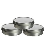 1 oz Tin Screw Top Container with Tight Sealed Screwtop Cover. Use for S... - £6.36 GBP