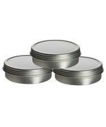 1 oz Tin Screw Top Container with Tight Sealed Screwtop Cover. Use for S... - $10.91 CAD