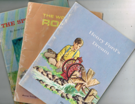 3Books, Henry Ford&#39;s Dream, The World of Rocks, The Spirit of 76 - £5.49 GBP