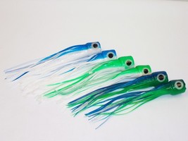 Chugger Style Trolling Lures 8.5&quot; for Big Game Fishing Package of 6 - £26.25 GBP