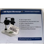 USB Digital Microscope, With 300x Magnifications And 5M Pixels Image Sensor - $156.14 CAD