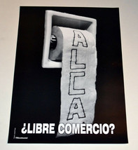 Political Ospaaal Solidarity Cuban Original Poster.Alca.World Trade Toilet.Wto - £94.90 GBP