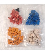 The Settlers of Catan Seafarers game wood ships pirate red orange blue p... - $32.91 CAD