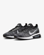 NIKE Men&#39;s Black White Air Max FlyKnit Racer Running Shoes Size 12.5 DJ6106-001 - £102.80 GBP