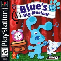 Blue&#39;s Clues: Blue&#39;s Big Musical (Sony PlayStation 1, 2001) PS1 | NEW | USA - £31.93 GBP