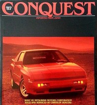 1987 Chrysler CONQUEST sales brochure catalog US 87 Mitsubishi - $12.50