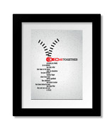 Come Together by Beatles - Song Lyrics Rock Music Wall Print, Canvas or ... - $25.61 CAD+