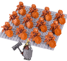 LOTR Erebor Mountain Dwarves Heavy Copper Army 13 Custom Minifigure Set B - £15.05 GBP