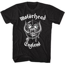 Motorhead England 78 Men&#39;s T Shirt Snaggletooth War-Pig Lemmy Heavy Metal Rock - £22.97 GBP+