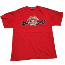 Vintage 2010 Mountainfest Motorcycle Rally Double Sided Shirt Large - $32.27