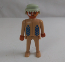 1974 Geobra Playmobile Native American Man 2.75&quot; Toy Figure - £10.67 GBP