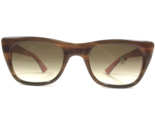 Norman Childs Sonnenbrille WALNUT Brown Pink Quadrat Rahmen Mit Braune L... - $93.13