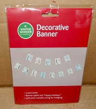 Decorative Banners &amp; Danglers Christmas You Choose Type Winter Wonder 190L - £3.10 GBP