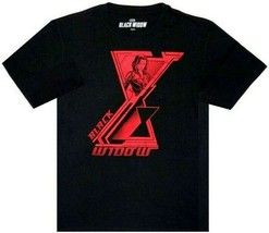 Mad Engine Marvel Black Widow Hour-Glass Logo Symbol Men Graphic T-Shirt... - $9.74