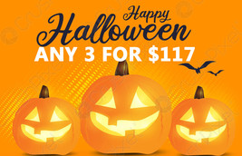 FRI-SUN Halloween Flash Sale! Pick Any 3 For $117 Best Offers Discount - £230.92 GBP