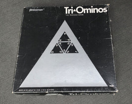 Tri-Ominos The Triangle Board Vintage Board Game Pressman 4420  - $35.03