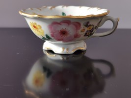 Vintage Meissen Handpainted Floral Tea Coffee Small Cup - £22.05 GBP