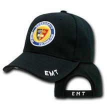 EMT LOGO EMBROIDERED BLACK FIRE HAT CAP - $34.99