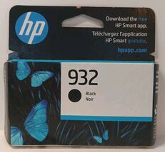 HP Genuine 932 Black Ink Cartridge CN057AN Sealed Exp 2024 - $8.00