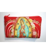 Mexican Virgin Mary Guadalupe wallet coin purse rockabilly- w/zipper Big... - £9.48 GBP