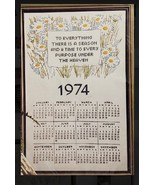 Vintage Columbia-Minerva Calendar 6523 Erica Wilson 1973 Cross Stitch Ki... - £15.53 GBP