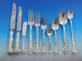 New Queens by Durgin Sterling Silver Flatware Set Service 87 pieces Dinner Shell - $8,266.50