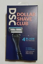 Dollar Shave Club Razors 4 Blade Stainless Steel 360 Degree Diamond Grip... - £4.44 GBP