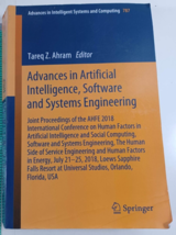 ADVANCES IN ARTIFICIAL INTELLIGENCE, SOFTWARE AND SYSTEMS ENGINEERING  A... - $99.00