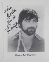 Russ McCubbin w/ Gloria Henry on Back, Signed 8x11 B&amp;W Paper Personalized - £7.83 GBP