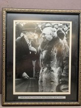 Framed Black &amp; White Matted 1920s Photo Mayors Jim Walker and Bill Thompson - £17.49 GBP