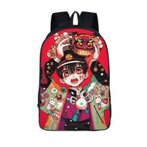 Anime Jibaku Shounen Hanako-kun Backpack Toilet-Bound Hanako Kun 16 Inch Teenage - £39.28 GBP