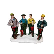 Christmas Village People Going Fishing Figurine - $12.82