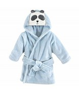 Hudson Baby Super Soft Plush Bathrobe, Modern Panda with Hoodie, 0-9 Months - £63.69 GBP