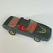 Hot Wheels Pontiac Firebird T Top 1982 Black Red Interior 80s kids toy car VTG - £7.71 GBP