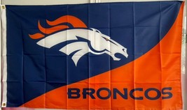 Denver Broncos Pride Flag 3x5ft Banner Polyester American Football broncos023 - £12.78 GBP