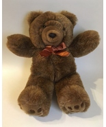 Brown Teddy Bear Cub Doll Oshko Vintage Collectible Plush Stuffed Animal... - £20.04 GBP