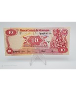 Nicaragua Banknote 10 Cordobas 1979 ~ P-134   UNC - $6.79 CAD