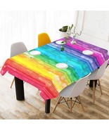 Rainbow #1 Table Cloth Tablecloth Table Cover - £18.04 GBP