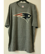 New England Patriots Mens XL/2XL Gray NFL T-Shirt NWOT- Fits like 2XL - £10.37 GBP