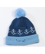 Merkley Headgear I Can Ski Knit &amp; Fleece Beanie Ski Cap Youth Boys 4-7  NWT - £11.83 GBP