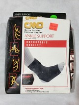 CMO Ankle Support With Figure 8 Strap Black Unisex Orthopedic Size Medium - $8.81