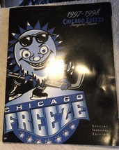 1997 1998 Chicago Freeze MAGAZINE INAUGURAL SEASON WITH 2 REFRIGERATOR  ... - $19.95