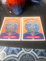 1987 Garbage Pail Kids Card, , lot of 2 barnacle bill - £36.80 GBP