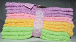 Wash Clothes Main-Street 11 Pack Assorted Colors 100% Cotton 12”X12” - $14.99