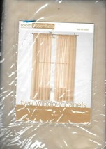 Room Essentials - 2 Window Panels 120"x63" - Sheer Beige - NIP - $19.79