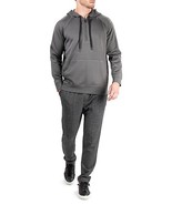 Natori Men&#39;s Sathya Quarter-Zip Hoodie Sweatshirt in Volcanic Ash-Size L... - £35.83 GBP