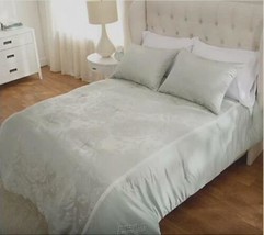 Inspire Me! 3-Piece Bedroom Bedding Comforter Sham Set King Floral Misty Blue - £74.35 GBP