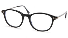 NEW TOM FORD TF5553-B 001 Black Eyeglasses Frame 50-19-145mm B40mm Italy - $151.89